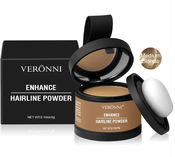 Instant Hairline & Root Cover-Up Powder – 14 Shades, Waterproof