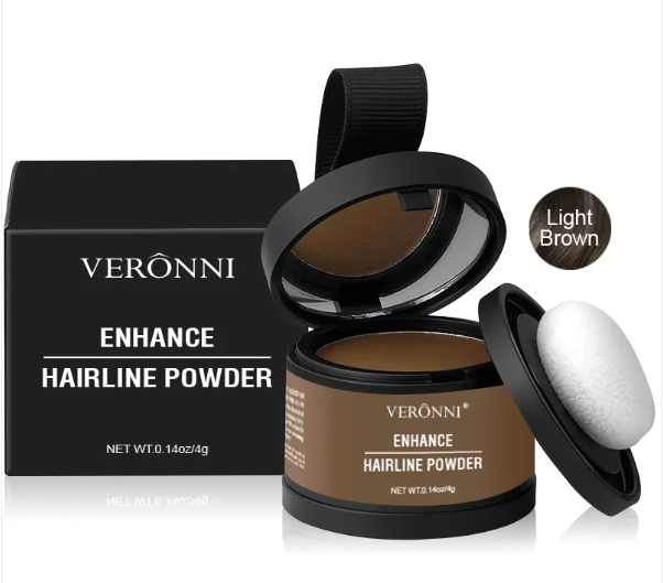 Instant Hairline & Root Cover-Up Powder – 14 Shades, Waterproof