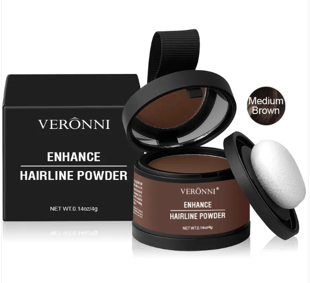 Instant Hairline & Root Cover-Up Powder – 14 Shades, Waterproof